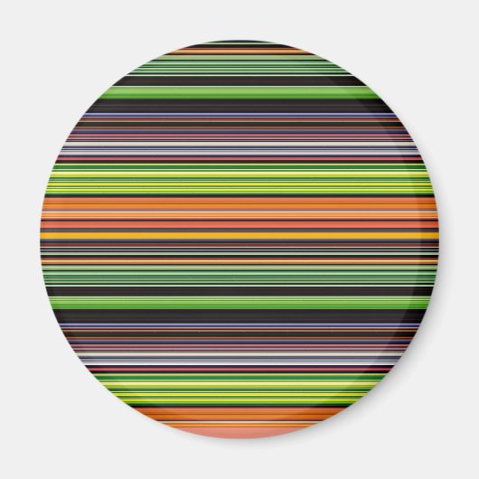 Niedliche schwarze Streifen Magnet (Vorne)