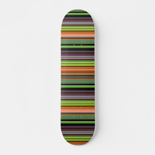 Niedliche schwarze Streifen Skateboard (Vorne)