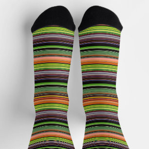 Niedliche schwarze Streifen Socken