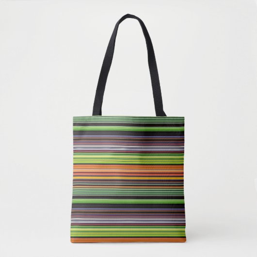 Niedliche schwarze Streifen Tasche (Vorderseite)