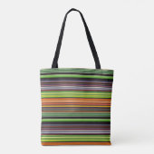 Niedliche schwarze Streifen Tasche (Rückseite)