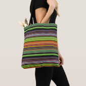 Niedliche schwarze Streifen Tasche (Von Nahem)