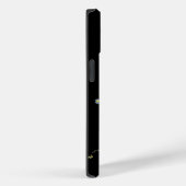 Niedliche schwarze Wildblume Case-Mate iPhone Hülle (Rückseite / Rechts)