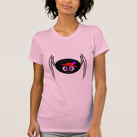 Niedliche schwarze Witwe T-Shirt (Vorderseite)