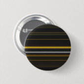 Niedliche, schwarzgelbe Streifen Button (Vorne & Hinten)