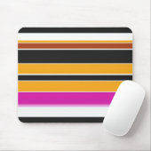 Niedliche, schwarzgelbe Streifen Mousepad (Mit Mouse)