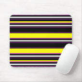Niedliche, schwarzgelbe Streifen Mousepad (Mit Mouse)