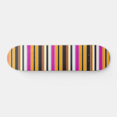 Niedliche, schwarzgelbe Streifen Skateboard (Horizontal)