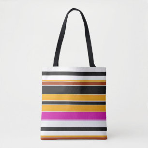 Niedliche, schwarzgelbe Streifen Tasche
