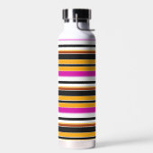 Niedliche, schwarzgelbe Streifen Trinkflasche (Links)
