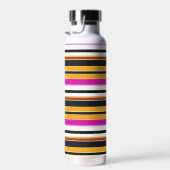 Niedliche, schwarzgelbe Streifen Trinkflasche (Rechts)