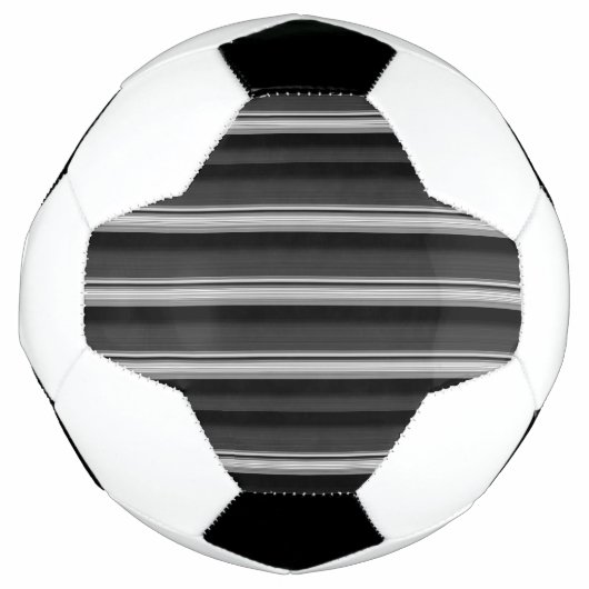 Niedliche schwarzgraue Streifen Fußball (Vorderseite)