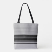 Niedliche schwarzgraue Streifen Tasche (Rückseite)