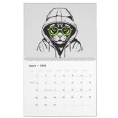 niedliche Schwarzkatzen Kalender (Mär 2026)