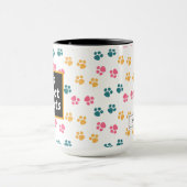 Niedliche Schwarzkatzenpaare Tasse (Zentrum)