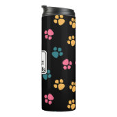 Niedliche Schwarzkatzenpaare Thermosbecher (Nach rechts gedreht)