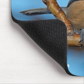 Niedliche Schwarzkichererbse auf Birnbaum Mousepad (Ecke)