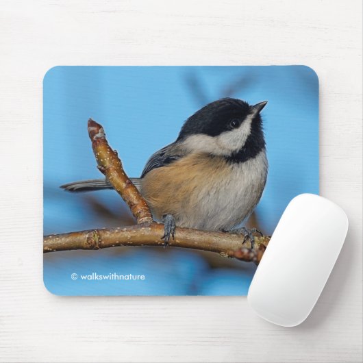 Niedliche Schwarzkichererbse auf Birnbaum Mousepad (Mit Mouse)