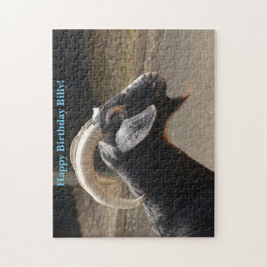 Niedliche Schwarzziege Puzzle (Vertikal)