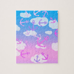 Niedliche Schwebende Anker Traumhafte Landschaft K Puzzle