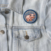 Niedliche Schwein-Knöpfe Button (Beispiel)