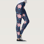 Niedliche Schwein-und Herz-Leggings Leggings (Rechts)