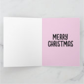 NIEDLICHE SCHWEINCHRISTMAS-KARTE KARTE (Innenseite)