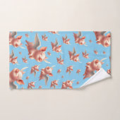 Niedliche Schweine, die in sonnigen Blauen Himmeln Badhandtuch Set (Handtuch)