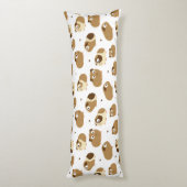 Niedliche Schweine Guinea Seitenschläferkissen (Rückseite (Vertikal))