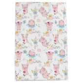 Niedliche Schweine Mittlere Geschenktüte (Vorderseite)