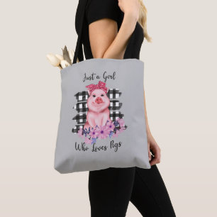 niedliche Schweine Tasche