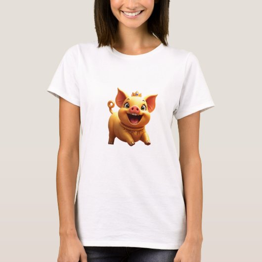 niedliche Schweinefleisch-T - Shirt (Vorderseite)