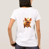 niedliche Schweinefleisch-T - Shirt (Rückseite)