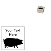 Niedliche Schweinekautschuk-Briefmarke Gummistempel (Stempel)