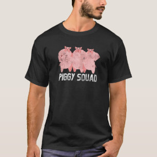 Niedliche Schweineklatte-Bauer Tierschweine Zuchts T-Shirt