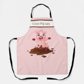 niedliche Schweineküche Schürze (Vorderseite)