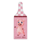 niedliche Schweineliebhaber ergänzen die Küchendek Schneidebrett (Vorderseite)