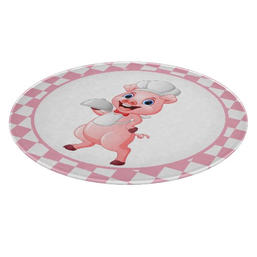 niedliche Schweineliebhaber Kochkunst Schneidebrett (Ecke)