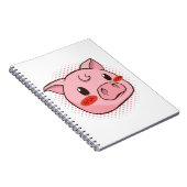 Niedliche Schweinespensionen Notizblock (Rechte Seite)