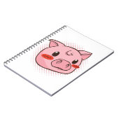 Niedliche Schweinespensionen Notizblock (Linke Seite)