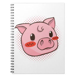 Niedliche Schweinespensionen Notizblock