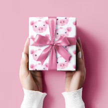 Niedliche Schweinewaschpapier