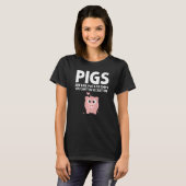 Niedliche Schweinezuchtdesigns für Männer und Frau T-Shirt (Vorne ganz)