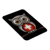 Niedliche Schweizer Flaggenbrille tragen Brille Magnet (Rechte Seite)