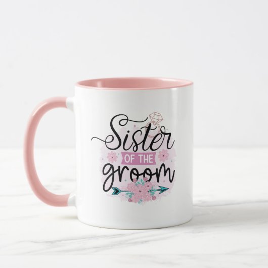 niedliche Schwester der Groom Worart Tasse (Links)
