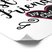 Niedliche Schwestern von der Geburt Die besten Fre Poster (Ecke)