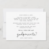 Niedliche Scriptkarte Einladung (Vorderseite)