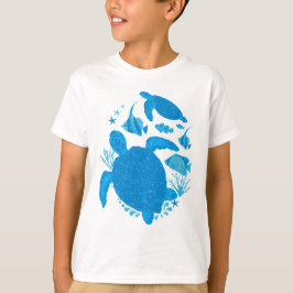 Niedliche Sea Turtles Sea Life Design T-Shirt