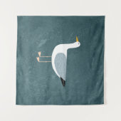 Niedliche Seagull Wandteppich (Vorderseite (Horizontal))