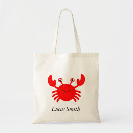 Niedliche Seekrabbe scherzt Taschen-Tasche Tragetasche